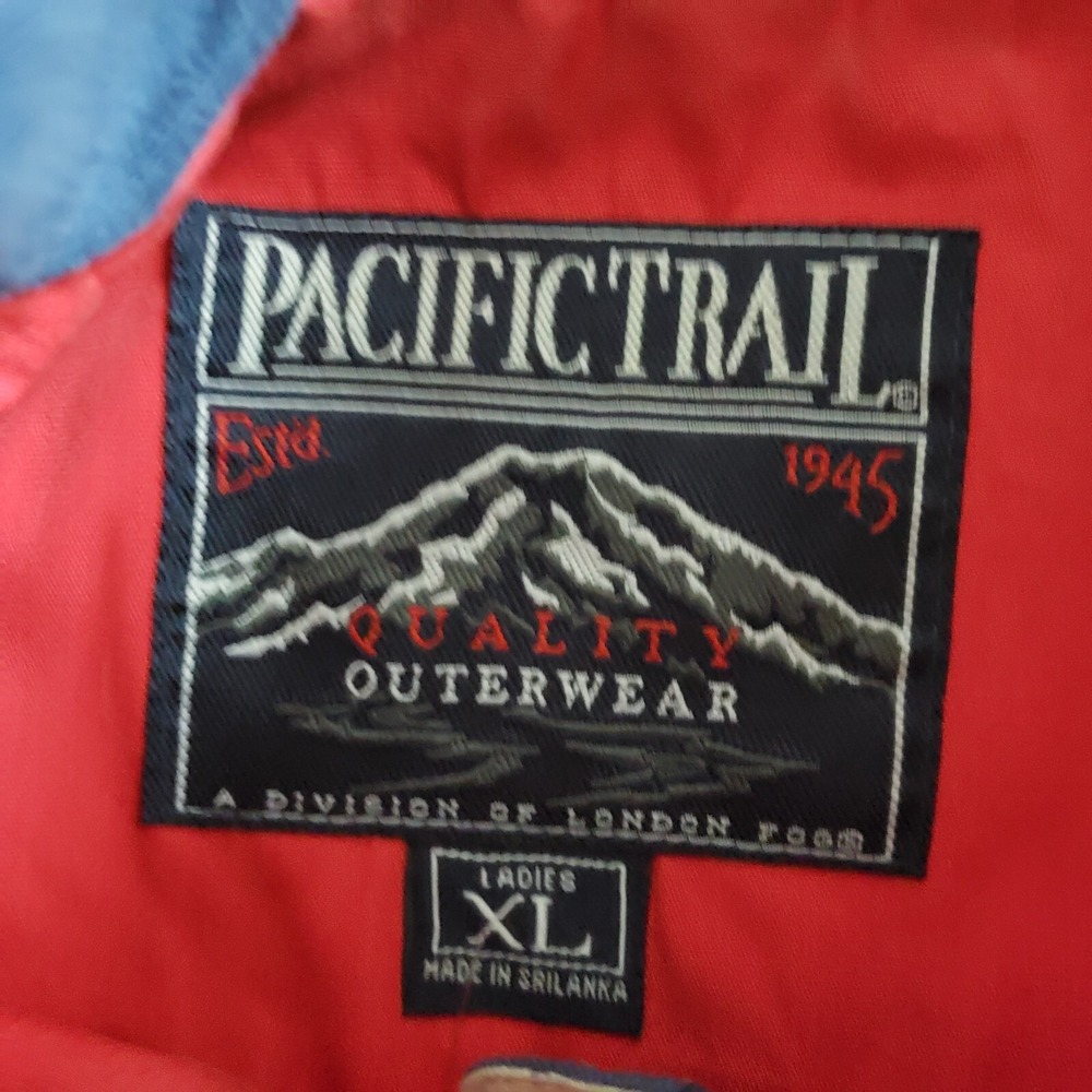 VINTAGE Pacific Trail Jacket Men Extra Large Red Outdoor Parka Coat Hiking Adult - Picture 4 of 13